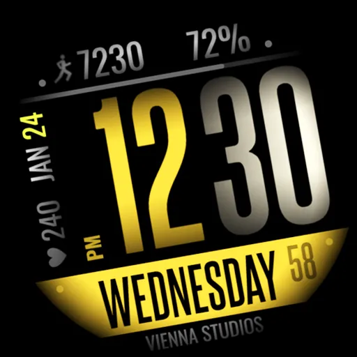 Time &Amp; Date Watch Face Vs118  Apps No Google Play